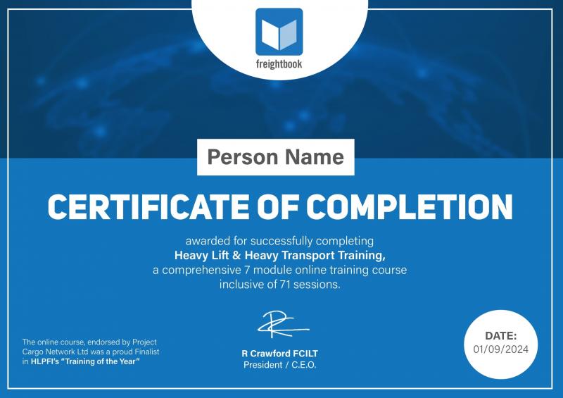 Heavy Transport Online Training Course